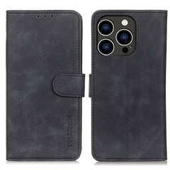 KHAZNEH Retro Texture Leather Phone Case, For iPhone 16 Pro Max, For iPhone 16 Pro, For iPhone 16 Plus, For iPhone 16, For iPhone SE 2024, For iPhone 15 Pro Max, For iPhone 15 Pro, For iPhone 15 Plus