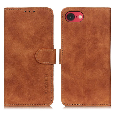 KHAZNEH Retro Texture Leather Phone Case, For iPhone 17 Pro Max, For iPhone 17 Pro, For iPhone 17, For iPhone Air, iPhone 16e, For iPhone 16 Pro Max