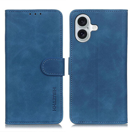 KHAZNEH Retro Texture Leather Phone Case, For iPhone 17 Pro Max, For iPhone 17 Pro, For iPhone 17, For iPhone Air, iPhone 16e, For iPhone 16 Pro Max