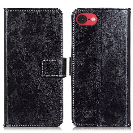 Retro Crazy Horse Texture Horizontal Flip Leather Phone Case, For iPhone 18 Pro / 17 Pro, For iPhone 18 Pro Max / 17 Pro Max, For iPhone 16e / 17e, For iPhone 17