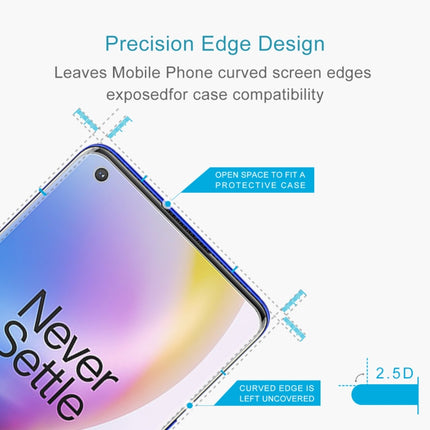 Half-screen Transparent Tempered Glass Film, For OnePlus 8 Pro (1 PC)