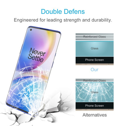 Half-screen Transparent Tempered Glass Film, For OnePlus 8 Pro (1 PC)