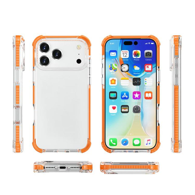 Four-corner Shockproof TPU Hybrid Acrylic Phone Case, For iPhone 17 Pro Max, For iPhone 17 Pro