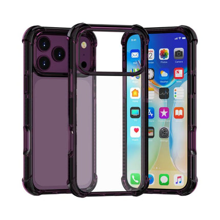 Four-corner Shockproof TPU Hybrid Acrylic Phone Case, For iPhone 18 Pro / 17 Pro, For iPhone 18 Pro Max / 17 Pro Max