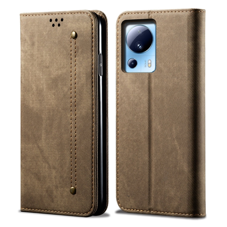 Denim Texture Flip Leather Phone Case, For Xiaomi Redmi Note 12S, For Xiaomi 13 Lite / Civi 2