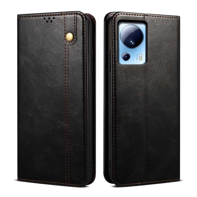 Oil Wax Crazy Horse Texture Leather Phone Case, For Xiaomi Redmi Note 12S, For Xiaomi 13 Lite / Civi 2