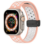 For Apple Watch Ultra 49mm / Pink White