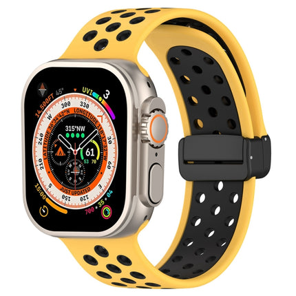 Magnetic Buckle Silicone Watch Band, For Apple Watch Ultra 49mm