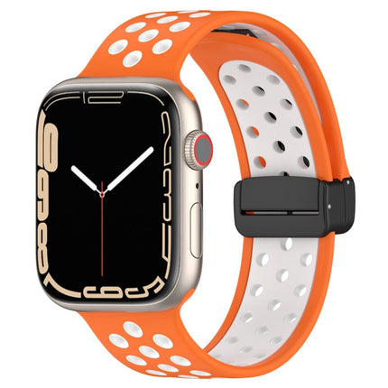 Magnetic Buckle Silicone Watch Band, For Apple Watch SE 2023 40mm