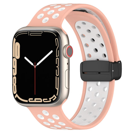 Magnetic Buckle Silicone Watch Band, For Apple Watch SE 2023 40mm