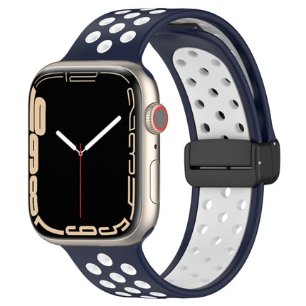 Magnetic Buckle Silicone Watch Band, For Apple Watch SE 2023 40mm