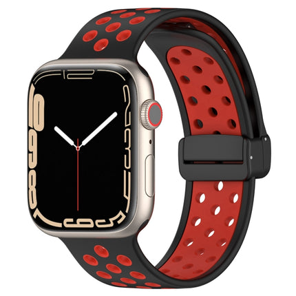 Magnetic Buckle Silicone Watch Band, For Apple Watch SE 2023 40mm