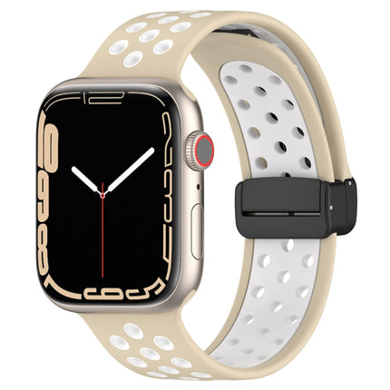 Magnetic Buckle Silicone Watch Band, For Apple Watch SE 2023 40mm