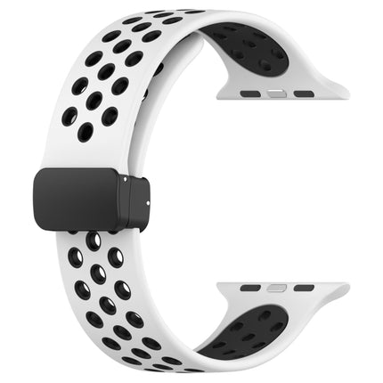 Magnetic Buckle Silicone Watch Band, For Apple Watch 38mm
