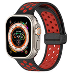 For Apple Watch SE 2023 44mm / Black Red