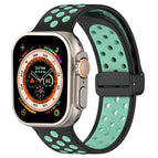 For Apple Watch SE 2023 44mm / Black Cyan