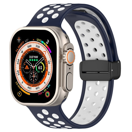 Magnetic Buckle Silicone Watch Band, For Apple Watch SE 2023 40mm