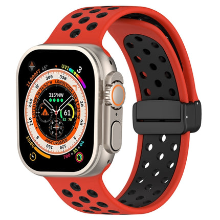 Magnetic Buckle Silicone Watch Band, For Apple Watch SE 2023 40mm