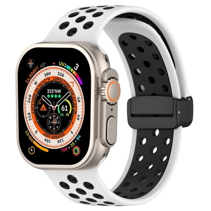 Magnetic Buckle Silicone Watch Band, For Apple Watch Series 9 45mm