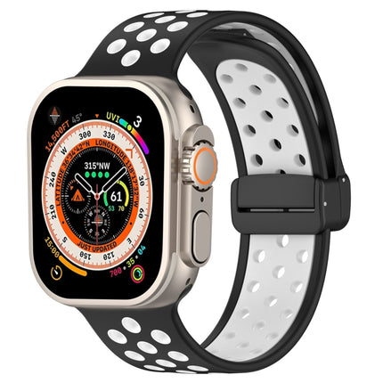 Magnetic Buckle Silicone Watch Band, For Apple Watch Series 9 41mm