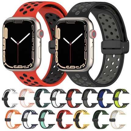 Magnetic Buckle Silicone Watch Band, For Apple Watch SE 2023 40mm