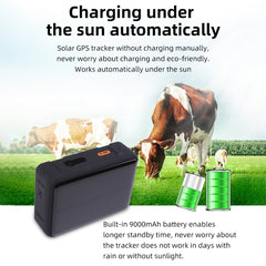 V44 Solar Energy Waterproof Cattle and Sheep GPS Tracker, V44 GPS Tracker