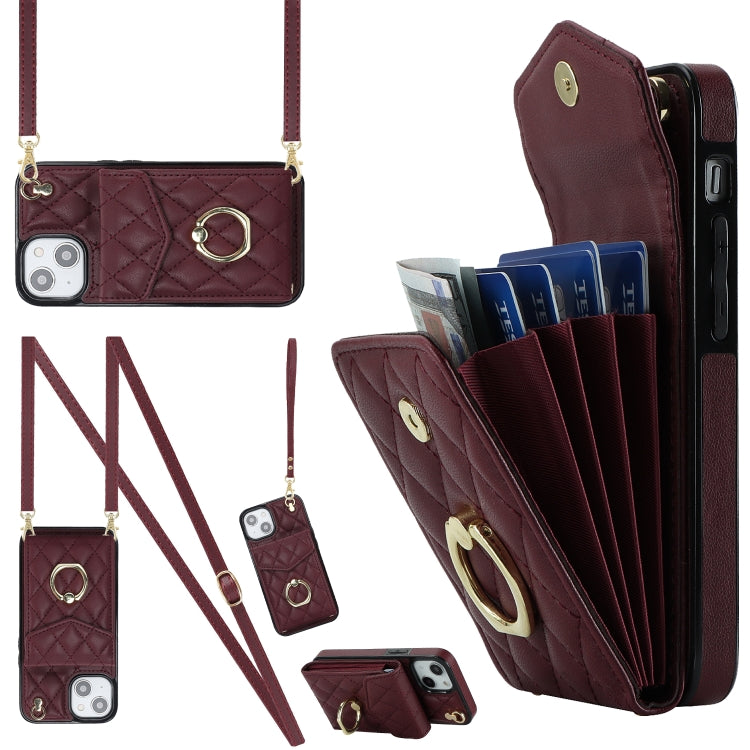 Funda para teléfono con textura rómbica y cordón largo, para iPhone 12 Pro Max, para iPhone 11 Pro Max, para iPhone 11, para iPhone 11 Pro