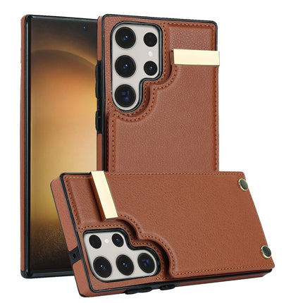 Metal Buckle Card Slots Phone Case, For Samsung Galaxy S26+ 5G, For Samsung Galaxy S26 Ultra 5G, For Samsung Galaxy S26 5G, For Samsung Galaxy S23 Ultra 5G