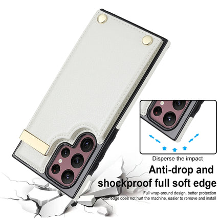 Metal Buckle Card Slots Phone Case, For Samsung Galaxy S22 Ultra 5G, For Samsung Galaxy Note20 Ultra