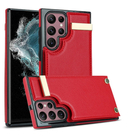 Metal Buckle Card Slots Phone Case, For Samsung Galaxy S22 Ultra 5G, For Samsung Galaxy Note20 Ultra