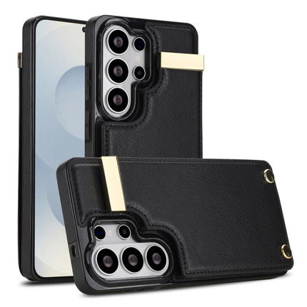 Metal Buckle Card Slots Phone Case, For Samsung Galaxy S26+ 5G, For Samsung Galaxy S26 Ultra 5G, For Samsung Galaxy S26 5G, For Samsung Galaxy S23 Ultra 5G