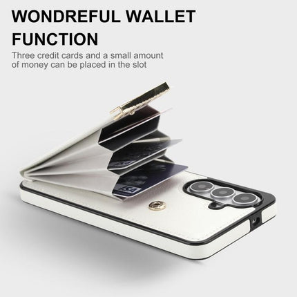 Metal Buckle Card Slots Phone Case, For Samsung Galaxy S26+ 5G, For Samsung Galaxy S26 Ultra 5G, For Samsung Galaxy S26 5G, For Samsung Galaxy S23 Ultra 5G