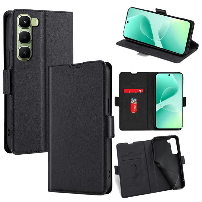 Ultra-thin Voltage Side Buckle Horizontal Flip Leather Phone Case, For Infinix Hot 60 5G, For Infinix Hot 60 Pro+ 4G, For Infinix Smart 10 4G, For Infinix Note 50s 5G, For Infinix Note 50x 5G, For Infinix Note 50 Pro+ 5G