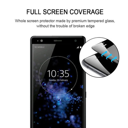 3D Curved Edge Full Screen Tempered Glass Film, For Sony Xperia XZ2, For Sony Xperia XZ2 Compact