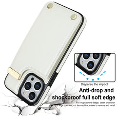 Metal Buckle Card Slots Phone Case, For iPhone 14 Pro, For iPhone 14 Pro Max, For iPhone SE 2022 / 2020 / 8 / 7, For iPhone 13 Pro Max