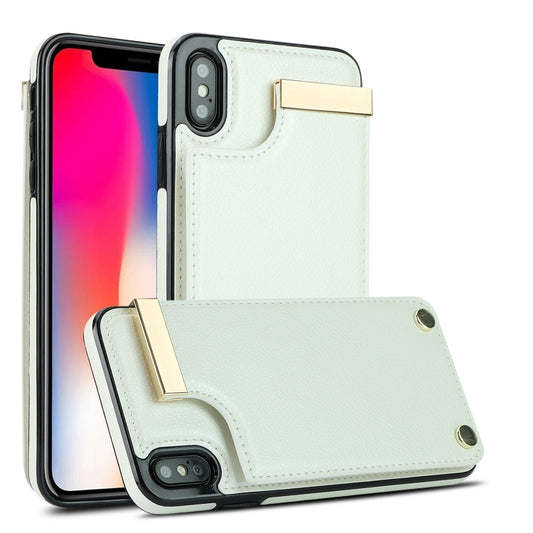 Handyhülle mit Kartenfächern und Metallschnalle, für iPhone XS Max, für iPhone 8 Plus / 7 Plus