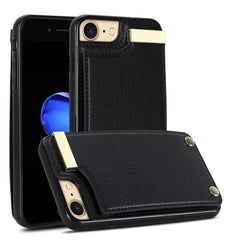 Metal Buckle Card Slots Phone Case, For iPhone 14 Pro, For iPhone 14 Pro Max, For iPhone SE 2022 / 2020 / 8 / 7, For iPhone 13 Pro Max, For iPhone 13 Pro