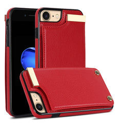 Metal Buckle Card Slots Phone Case, For iPhone 14 Pro, For iPhone 14 Pro Max, For iPhone SE 2022 / 2020 / 8 / 7, For iPhone 13 Pro Max, For iPhone 13 Pro