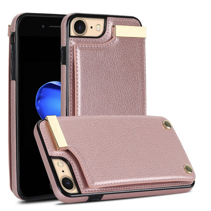Metal Buckle Card Slots Phone Case, For iPhone 14 Pro, For iPhone 14 Pro Max, For iPhone SE 2022 / 2020 / 8 / 7, For iPhone 13 Pro Max