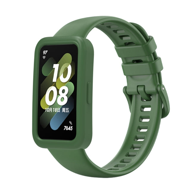 Silicone Protective Case + Silicone Watch Band Kit, For Huawei Band 8