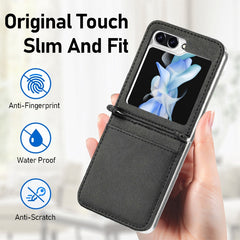 Litchi Texture PU Card Fold Back Phone Case