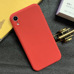 Funda protectora de TPU esmerilada a prueba de golpes para iPhone 6, iPhone 6 Plus y iPhone XR