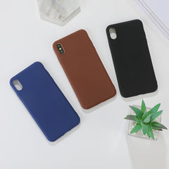 Funda protectora de TPU esmerilada a prueba de golpes para iPhone XS y iPhone XS Max