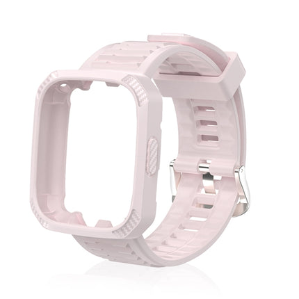 Carbon Fiber Texture Integrated Silicone Watch Band