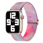 For Apple Watch SE 2022 40mm / Ladder Purple Blue