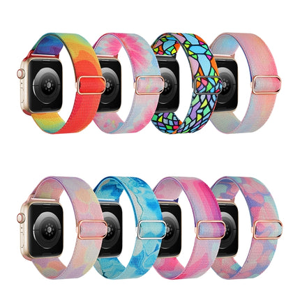 Painted Pattern Nylon Replacement Watch Band, For Apple Watch 8 41mm, For Apple Watch Ultra 2 49mm, For Apple Watch 8 45mm