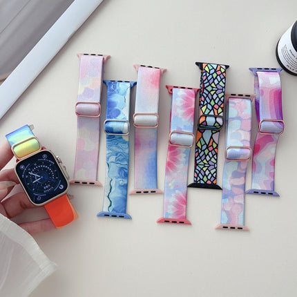 Painted Pattern Nylon Replacement Watch Band, For Apple Watch 8 41mm, For Apple Watch Ultra 2 49mm, For Apple Watch 8 45mm