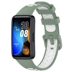 For Huawei Band 10 / 9 / 8 / Light Green White