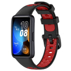 For Huawei Band 10 / 9 / 8 / Black Red
