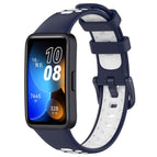 For Huawei Band 10 / 9 / 8 / Midnight Blue White